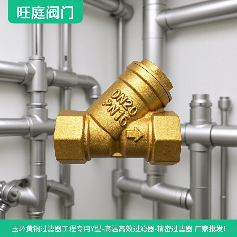Yuhuan Brass Filter Engineering Use Y Type High Temperature High Efficiency Filter Precision Filter Mass Production