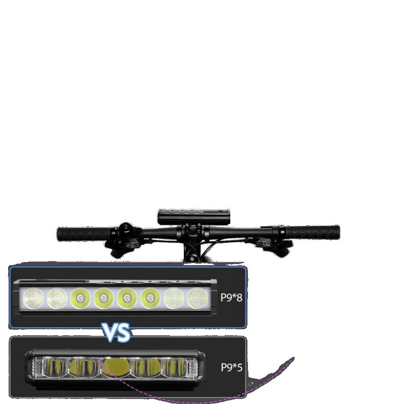 T5JNEWBOLER 4500 ルーメン自転車ライト 10000 mAh USB 充電デジタルディスプレイ自転車ヘッドライト夜間走行|undefined
