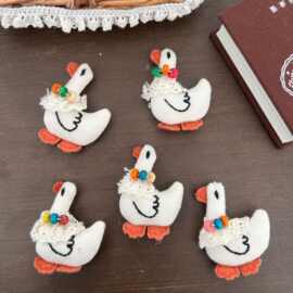 新款布艺充棉DIY服饰配件胸针鞋袜帽手套围巾箱包装饰品鸭子辅料