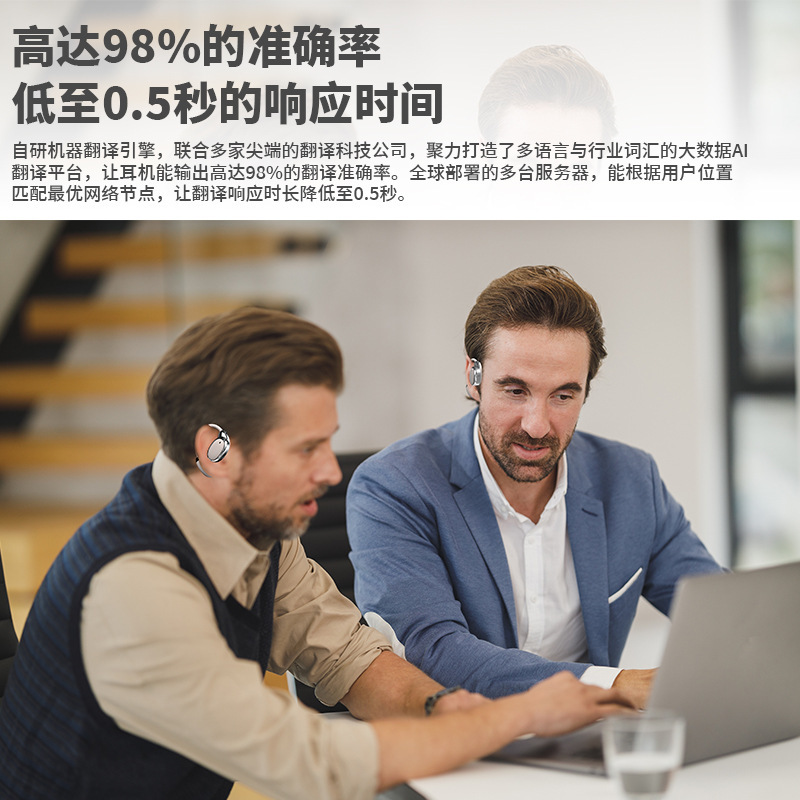 外国貿易知能翻訳ヘッドホングローバルビジネス旅行アラブ東南アジア多言語オフライン翻訳機|undefined