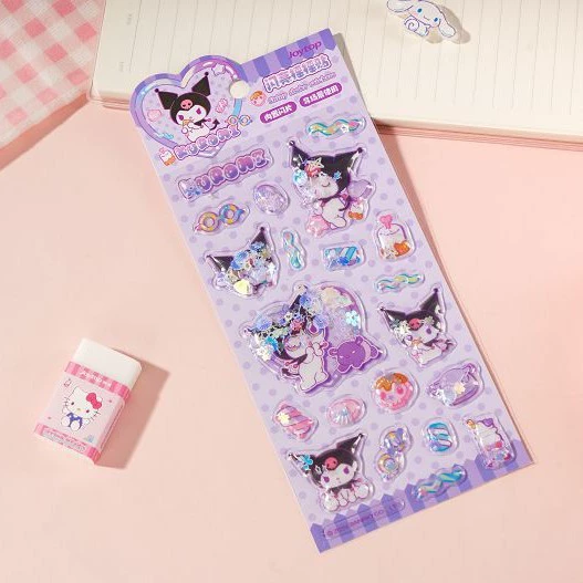 Joytop Yuemu маршмэллоу-сияние наклейка подлинная Sanrio мультфильм анимация стикер Shake