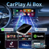 Беспроводная автомобильная аудио- и видеонавигация Carplay AI BOX, проводная к беспроводной автомобильной коробке Carplay