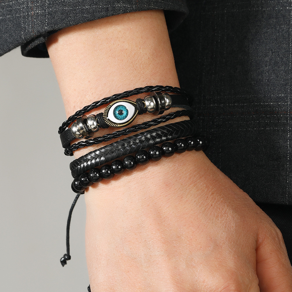 Lucky Evil Eye Red String Bracelet Protection Minimalist Jewelry_voghion.com