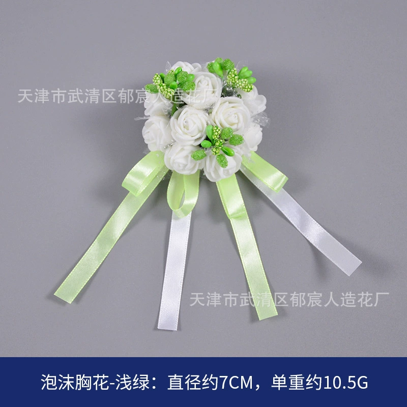  Velvet chest flower wholesale manufacturers supply ribbon Chinese wedding breasts Flower Mori bride bride and bride guest meeting