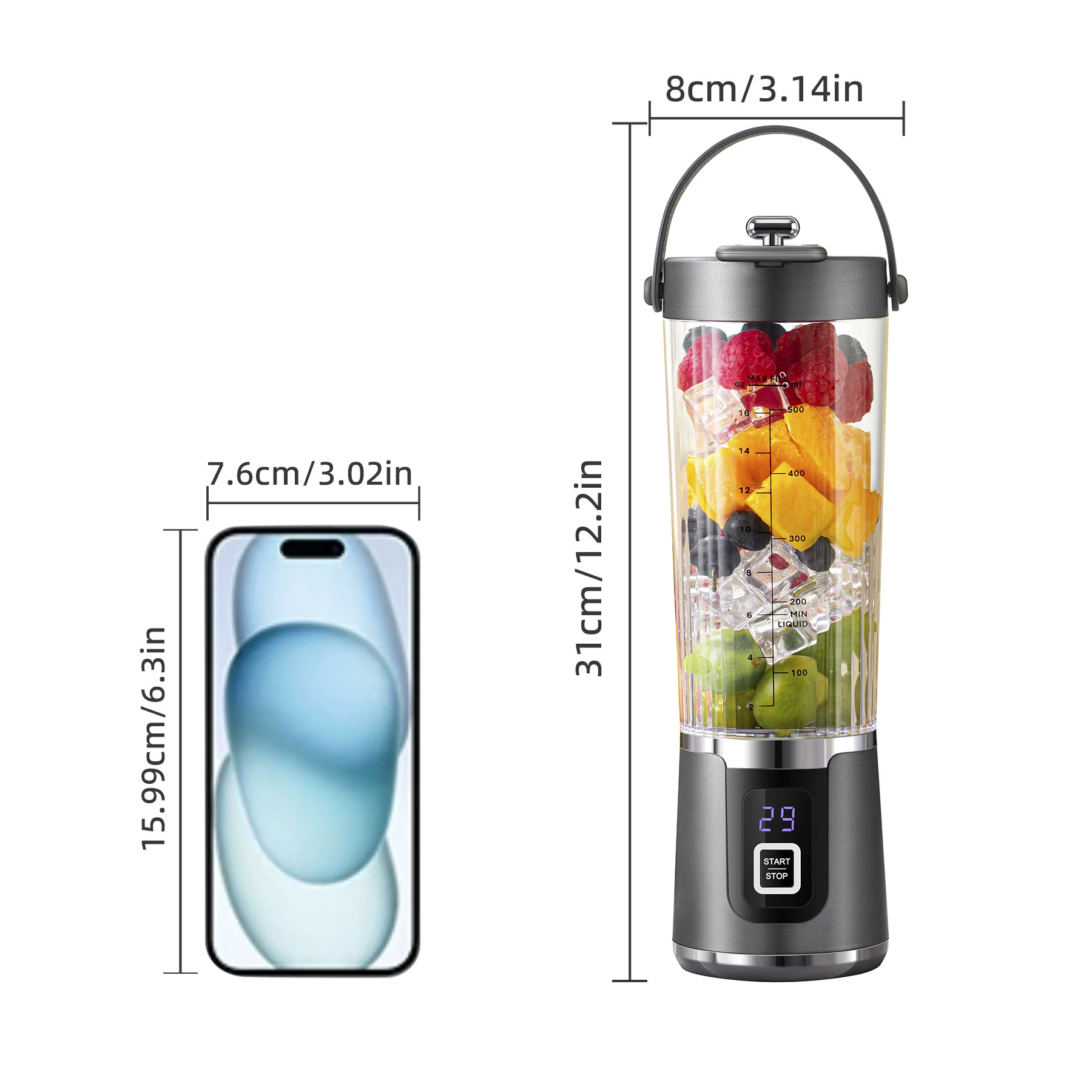 Cross-border new product juicer orange juicer juice separation portable multi-function electric small juice orange juice machine