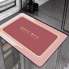 浴室珪藻泥マット滑り止めクッション吸水マットトイレ玄関バストイレカーペット足マット