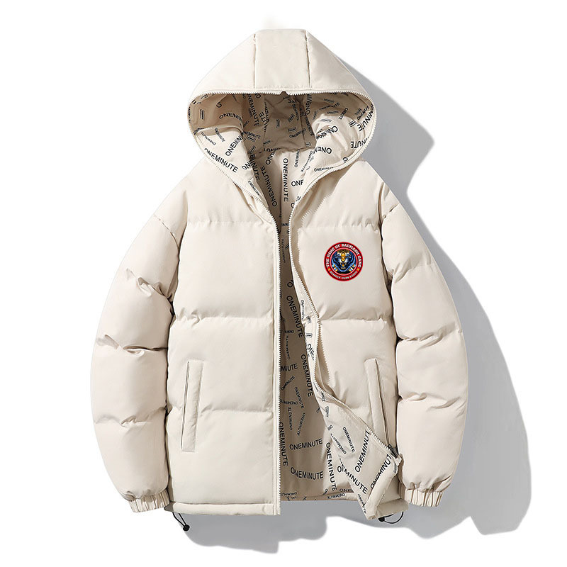 Herren Steppjacke Mit Tiger Kopf Motiv Für Den Winter Dick_voghion.com