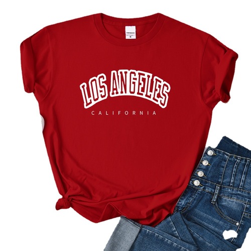 Cross-border T-shirts AliExpress Amazon independent station women's short-sleeved Wish in stock TEMU 2024