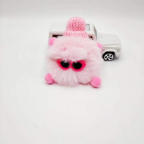 Elf charm, pom-pom accessory for chunky shoes, bold shoelace buckle, tiny shoe flower—Black and White Coal Ball style, ready-to-ship!