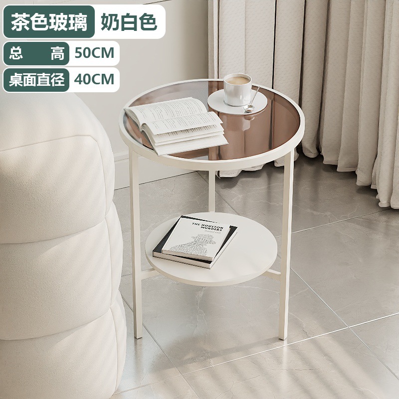 갈색 유리 - 유백색 발