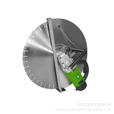 外贸600毫米水泥红砖混凝土切割墙面路面开槽带轨道圆形手持锯