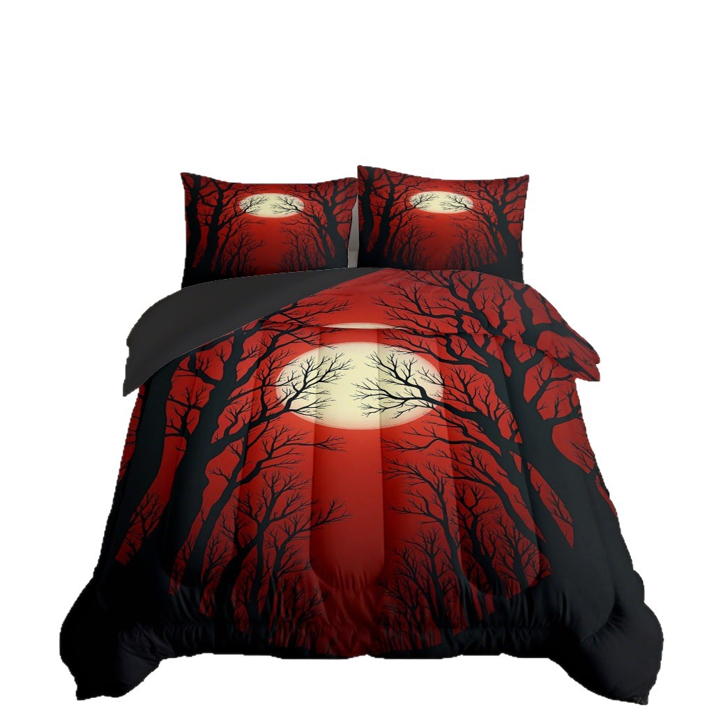 TEMU / JIT Silent Forest Transfrontier 3D Digital Printing 180gms Colchón Colchón Set para diseñar