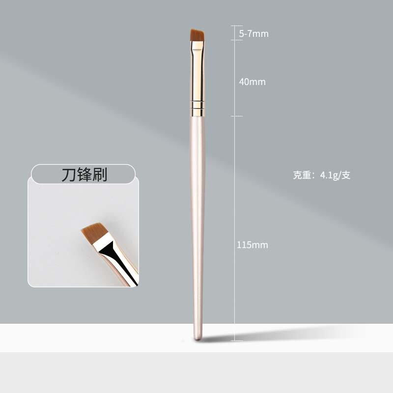 新しい木製ハンドルアイディテールブラシ 5 アイシャドウブラシセット小さなシングルアイライナーアイシャドウブラシ|undefined