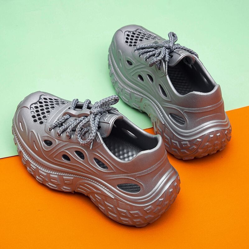 Popular furry trendy home-style clogs for girls, full-coverage thick-soled, wear-resistant, non-slip, lightweight women's clogs