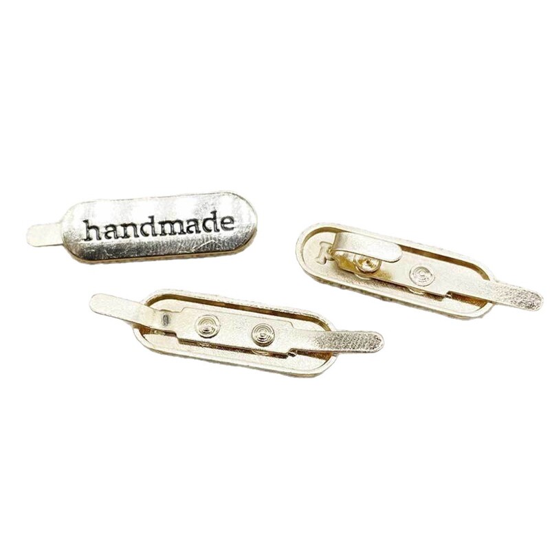 現物服装handmade足入れ金属ラベルバッグマフラー商標装飾品金物部品|undefined