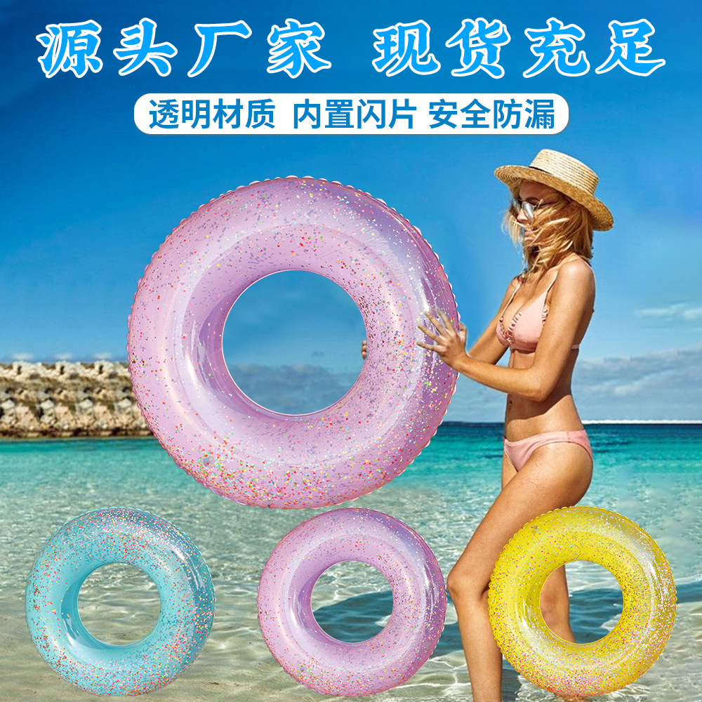 inflatable cartoon swimming ring for children and adults