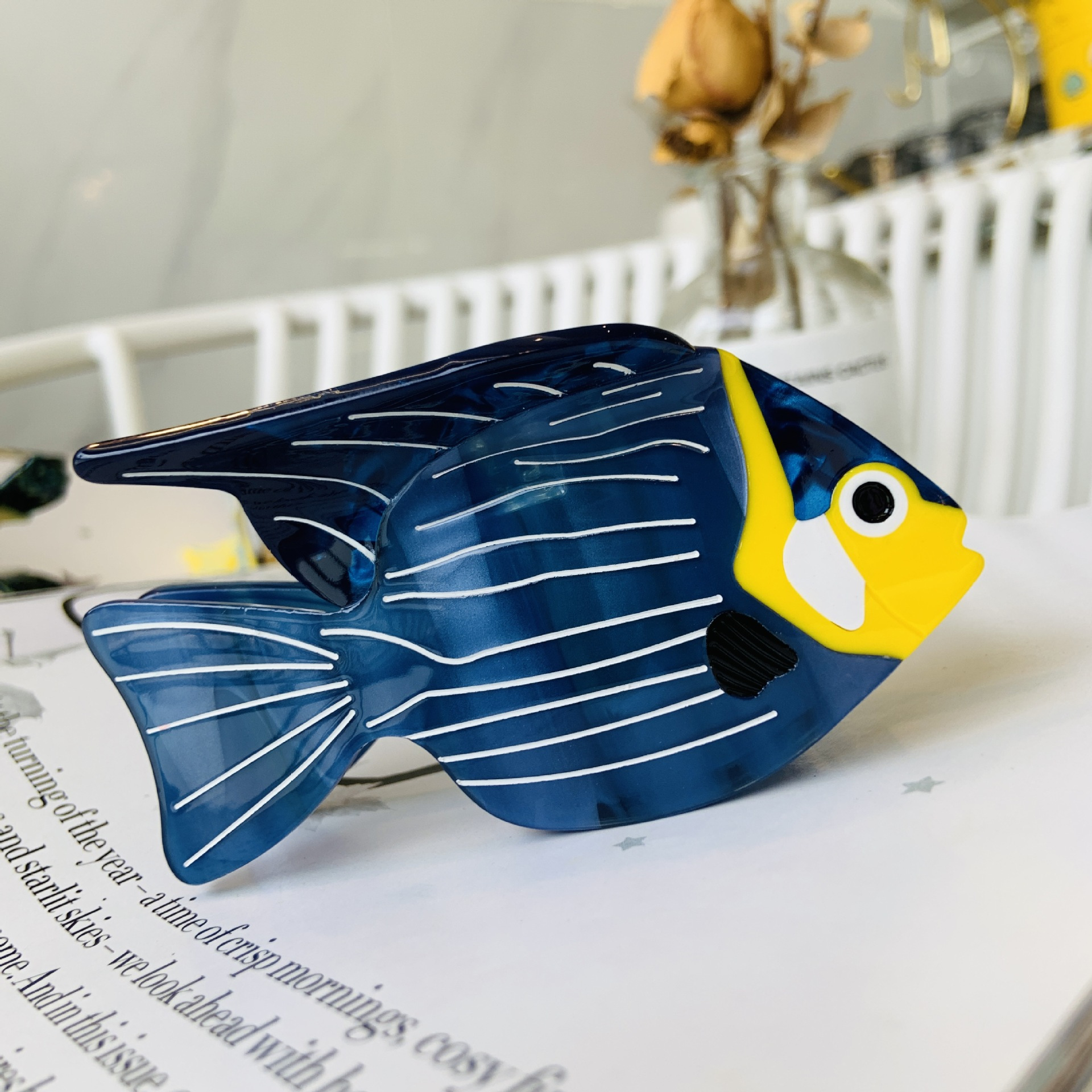 Neue Ozean Serie Essigsäure Clip Nischen Design Tier Pinguin Shark Clip Kreuz-grenze Großhandel Haar Zubehör Pony Clip_voghion.com