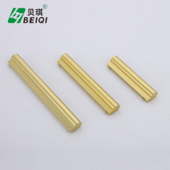 五金拉絲金啞光簡約拉手批發 櫥櫃衣鞋櫃實心把手供應