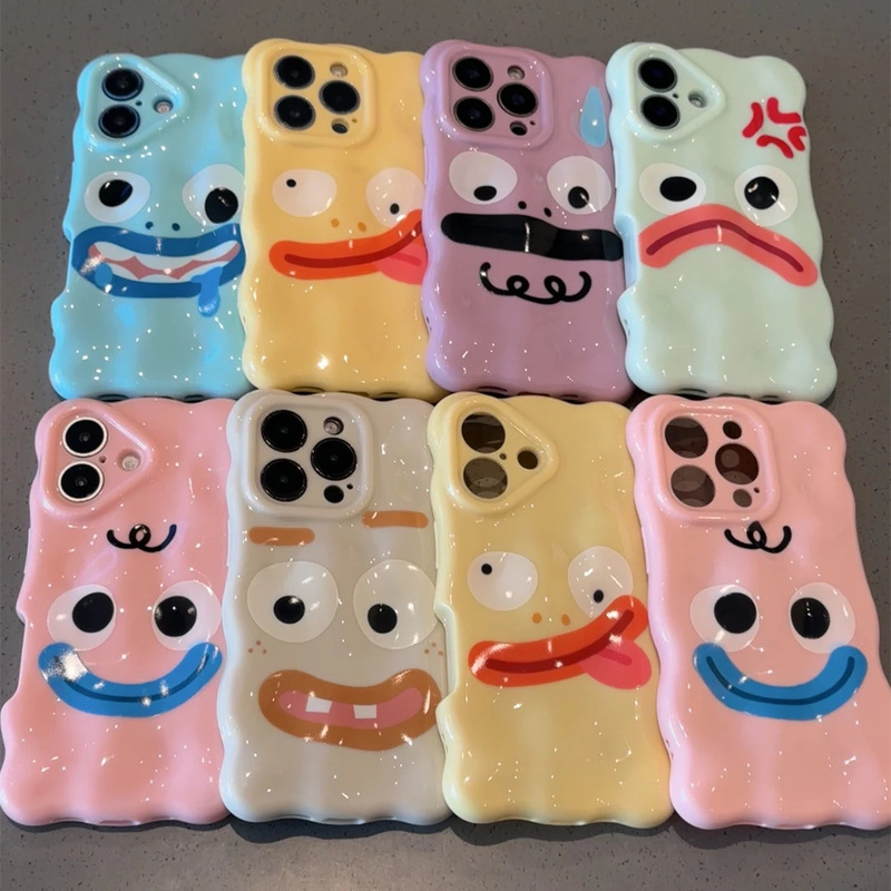 Funny and Amusing Expressions Suitable for Apple iPhone 16/17 Pro Phone Cases, 14 Wave Cloud Design, 15 Precision Holes, 13 Soft Case Funny and Amusing Expressions Suitable for Apple iPhone 16/17 Pro Phone Cases, 14 Wave Cloud Design, 15 Precision Holes, 13 Soft Case