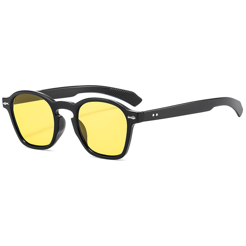 2021 nuevas gafas de sol decorativas para hombres y mujeres retro full frame gafas de sol marinas gafas de sol de uñas beige 3550