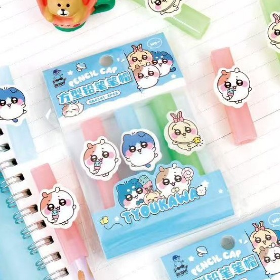 Sombrero de lápiz de dibujos animados Jiyikava Sombrero de lápiz de parche de alto valor Sombrero de lápiz de aprendizaje creativo para estudiantes