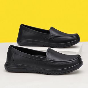 New Women's Shoes Chef Shoes Oil-Resistant Non-Slip Toe Shoes Eva Lightweight and Comfortable Work Shoes S015