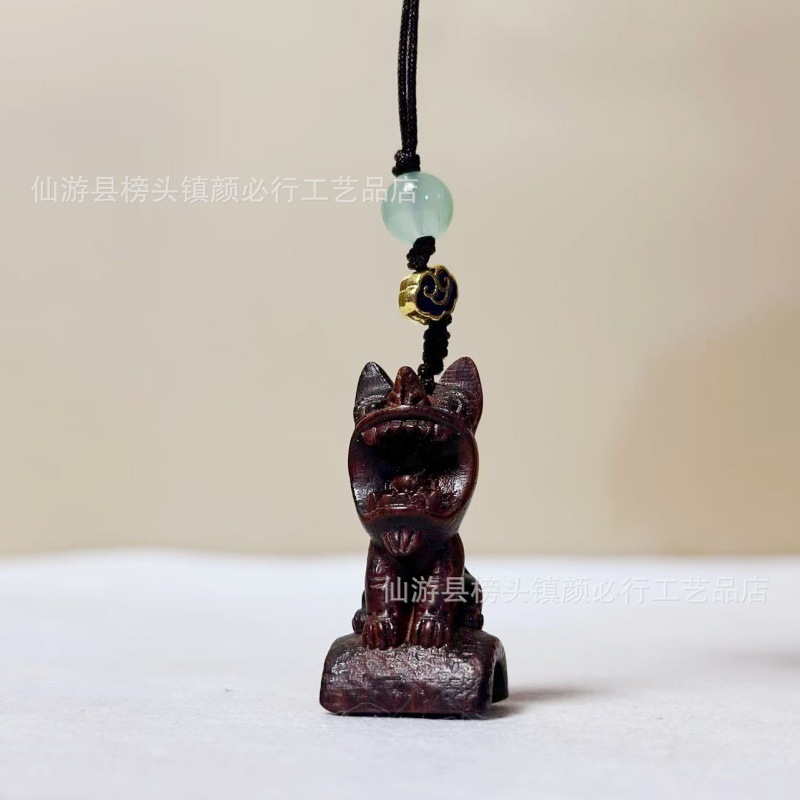 黄金白檀タイル猫霊獣工芸品観光名所ホット販売デスクトップ装飾品子猫かわいい文具ハンドピース|undefined