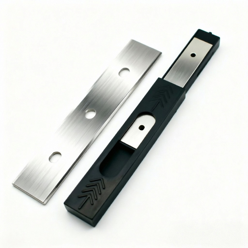 Three-hole blade glass cleaning scraper 150mm, carpet blade 100mm, film blade supplied by manufacturer Three-hole blade glass cleaning scraper 150mm, carpet blade 100mm, film blade supplied by manufacturer