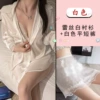 Кружевная белая блузка, шорты 7021