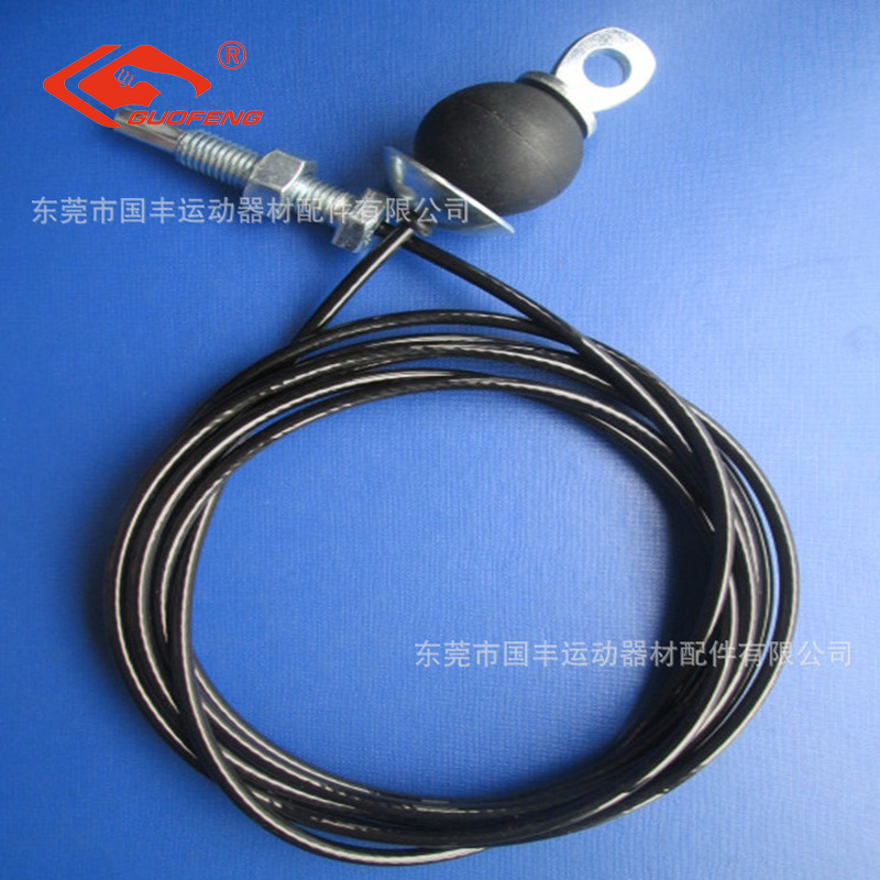 Suministro de equipos deportivos cuerda de alambre de acero cuerda de alambre de acero recubierta de pegamento
