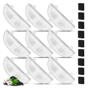 Pet Compatible Wireless Water Fountain Replacement Filter Cartridge Multiple Filtration Long-Lasting Purification