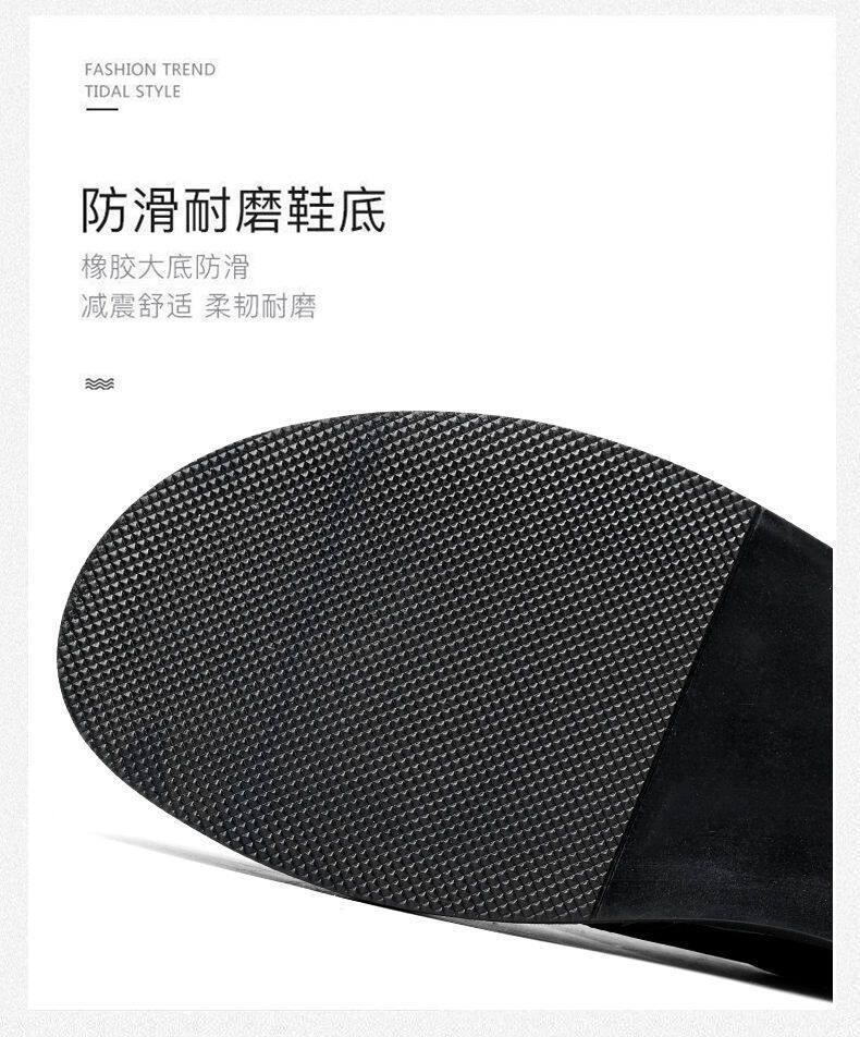 Dép sandal nam da bò thật đế mềm chống trượt kiểu Birkenstock — màu đen chi tiết 10