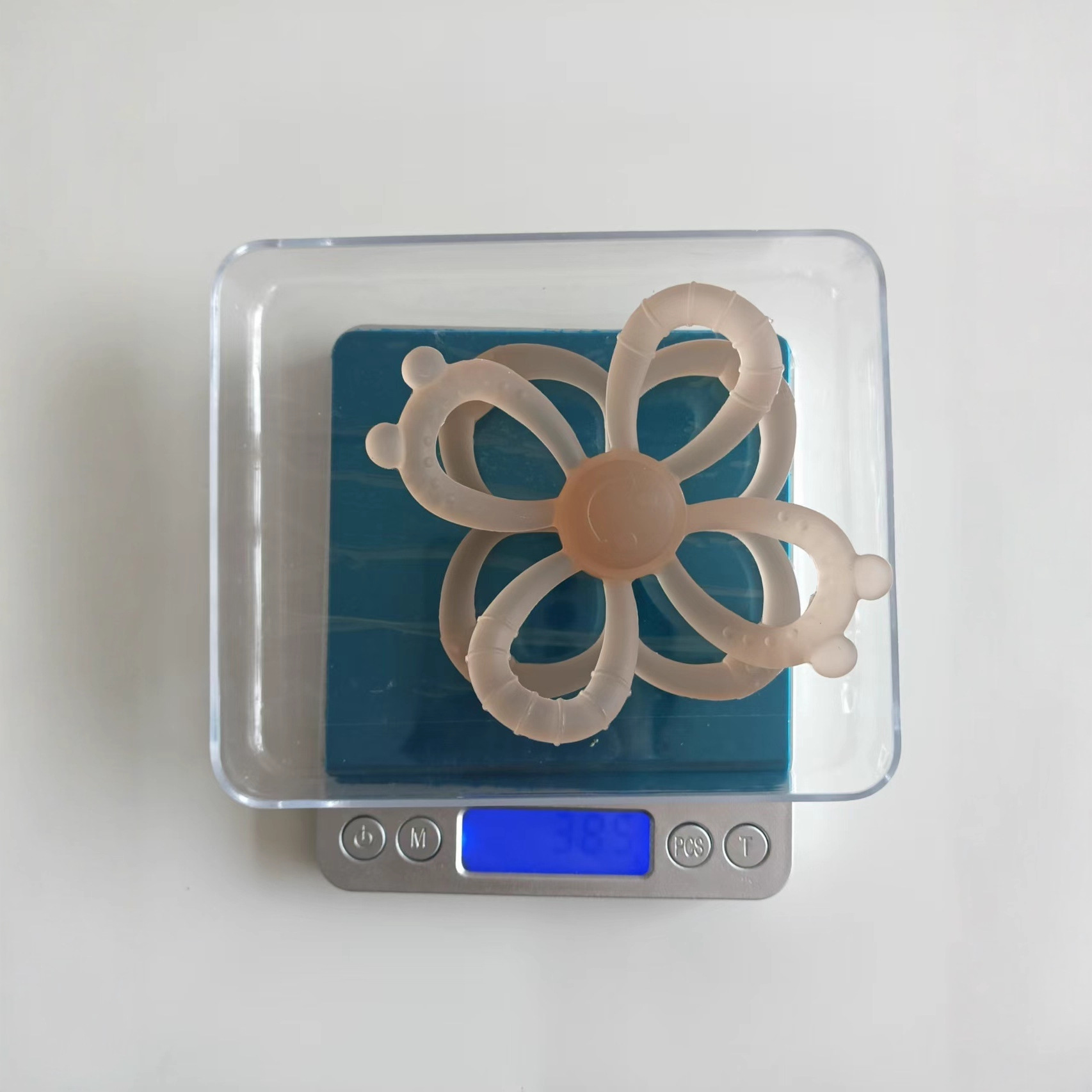 Manhattan silicona pétales de goma de diente para bebés hervida palillos de dientes para bebés pacificadores juguetes resistentes a la mordedura de manos goma de diente