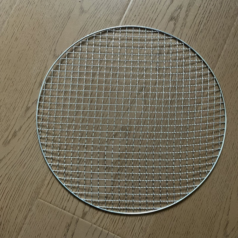 メーカー卸売り円形金属スクリーン製品ステンレス鉄材質屋外キャンプバーベキューネット家庭用囲炉|undefined