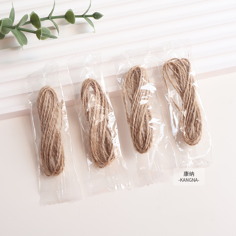 新型の小さい株の麻縄の工芸品の包装の縄DIY装飾の服装の吊り札の補助材料は縄を掛けて工場の卸売りを引き出します。|undefined