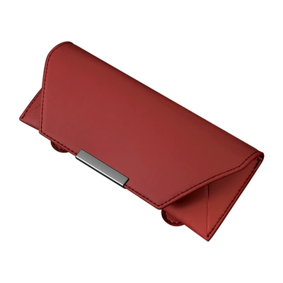 Car Glasses Clip/Bill Clip, Car car storage box - burgundy-no-label-blank