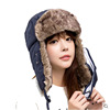 Winter street hat suitable for men and women, windproof medical mask, European style, increased thickness