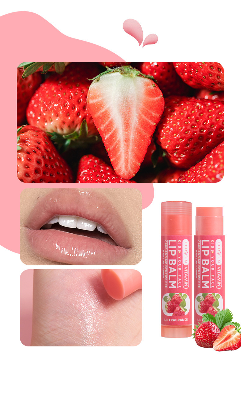 Fruit Scented Moisturising Lip Balm Set For Soft Hydrated Lips_voghion.com