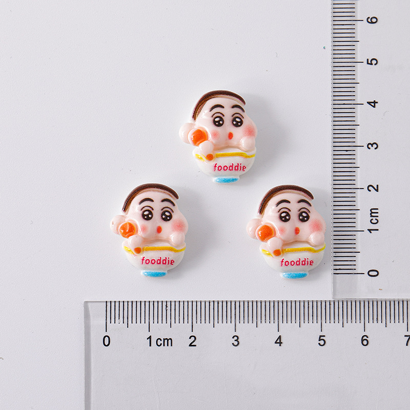 Estrella de dibujos animados DIY crema pegamento accesorios de resina teléfono móvil Shell material hecho a mano horquilla joyería de resina al por mayor