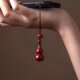 Cinnabar pendant money bag mobile phone chain pendant purple gold sand U disk pendant change wallet bag hanging car key chain wholesale