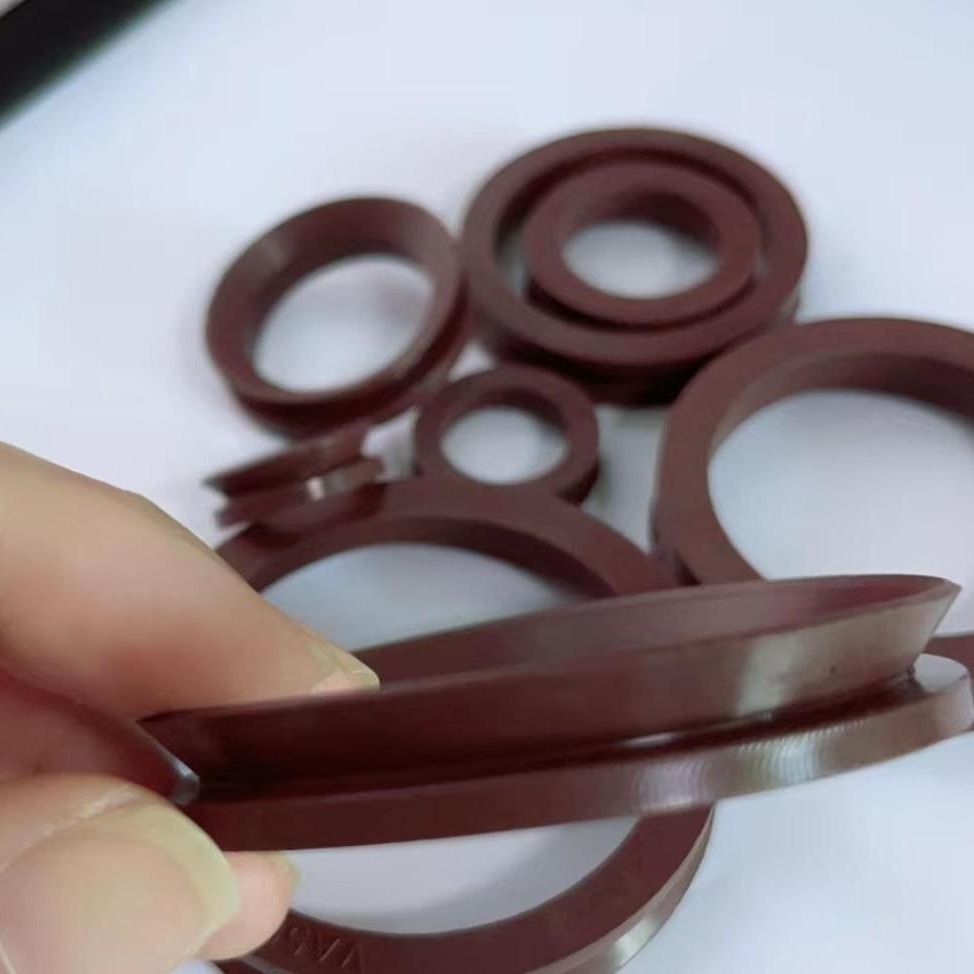 厂家供应VA氟胶水封密封圈 水封密封圈 氟胶密封圈V型橡胶圈