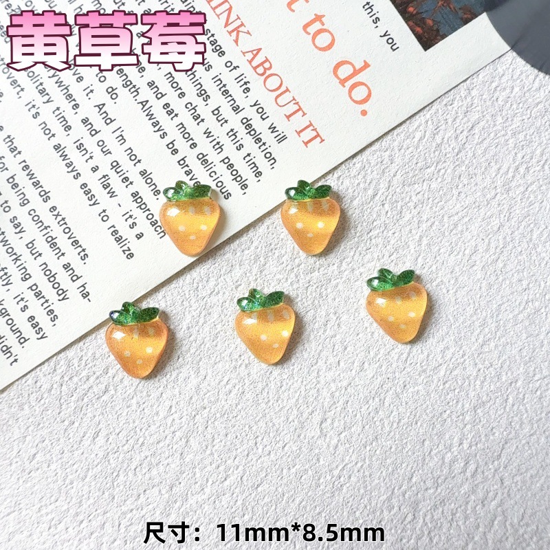 Yellow strawberries
