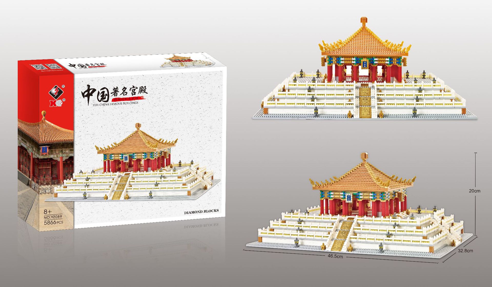 WL9133 Palacio Viejo edificio de la esquina modelo de construcción de Diamante Chino pequeñas partículas de montaje bloques de construcción adornos de juguete para adultos envío gratis