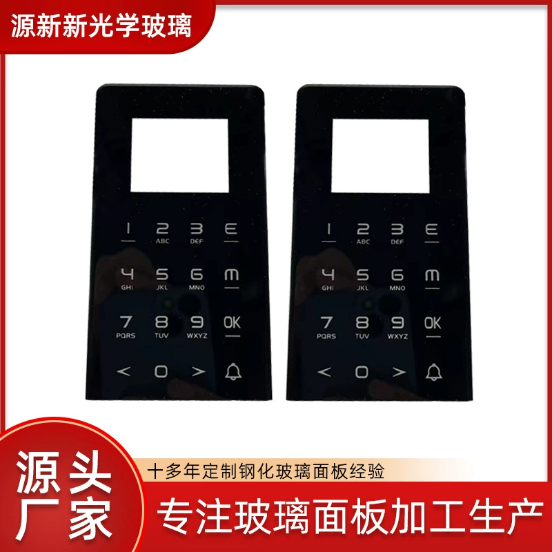 Поставка пароля блокировки закаленное стекло панели цифровой контроль паролем закаленное стекло трафаретной печати стеклянная панель оптом