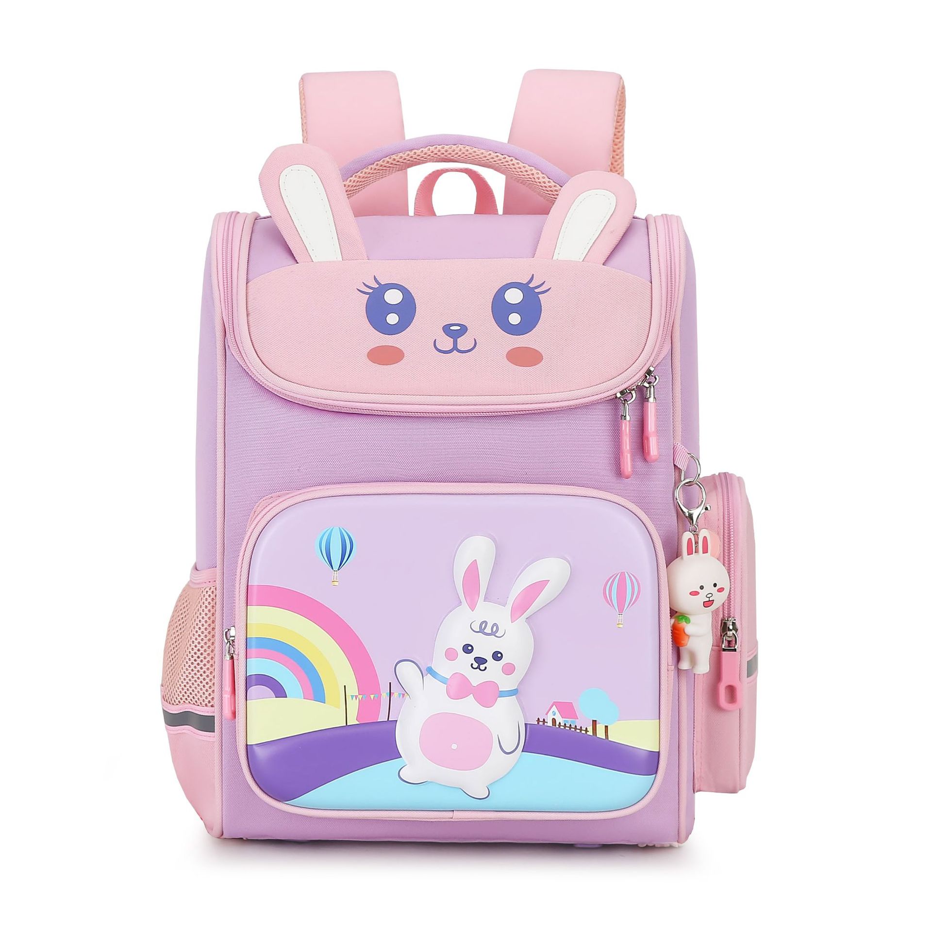 Peces naturales niños y niñas Grado 2-5 Escuela Primaria mochila de reducción de carga ligero de gran capacidad de entrega Linda mochila de una sola pieza