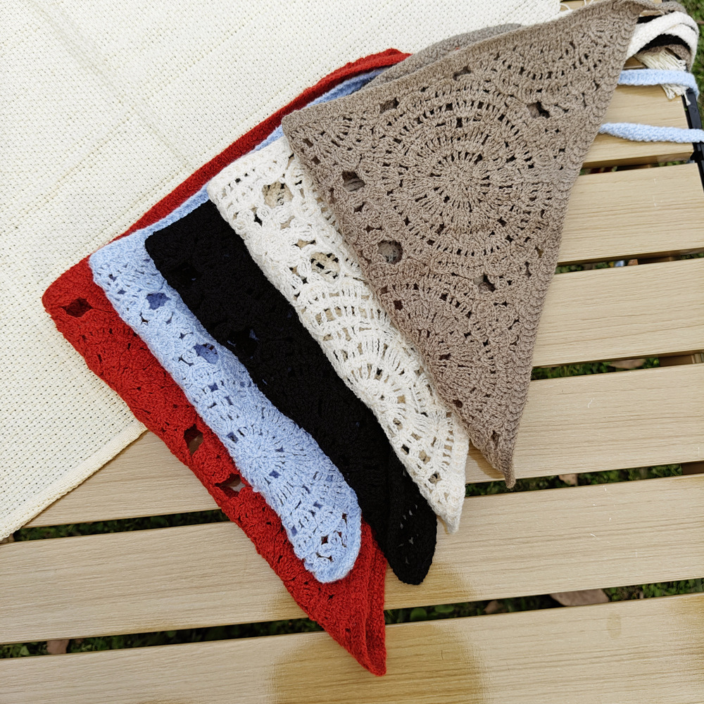 knitted solid color headband