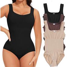 Y 94717 U Neck Wide Strap Bodysuit ���������� ŷ���羳