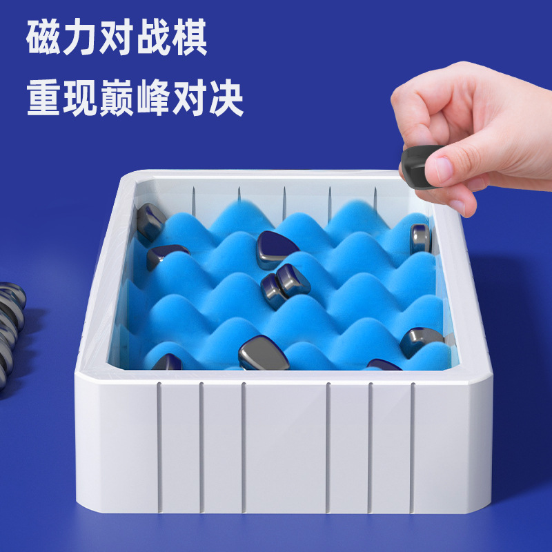 【Selección Cuidadosa】Juego de Ajedrez Magnético para Niños, Juego Interactivo para Padres e Hijos, Ajedrez Magnético de Batalla de Escritorio, Juguete Educativo al por Mayor