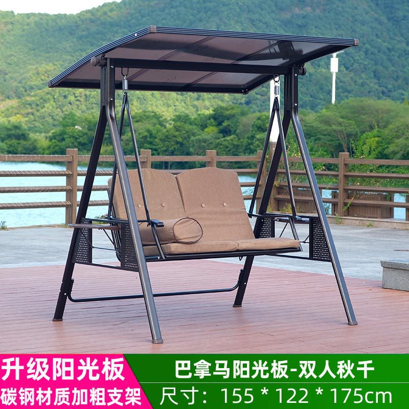 Silla colgante para exteriores, silla colgante para patio, silla colgante tipo cesta para balcón, silla colgante de metal moderna de aleación de aluminio para interiores.
