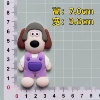 Purple Clothes (height 7.0*width 3.8)